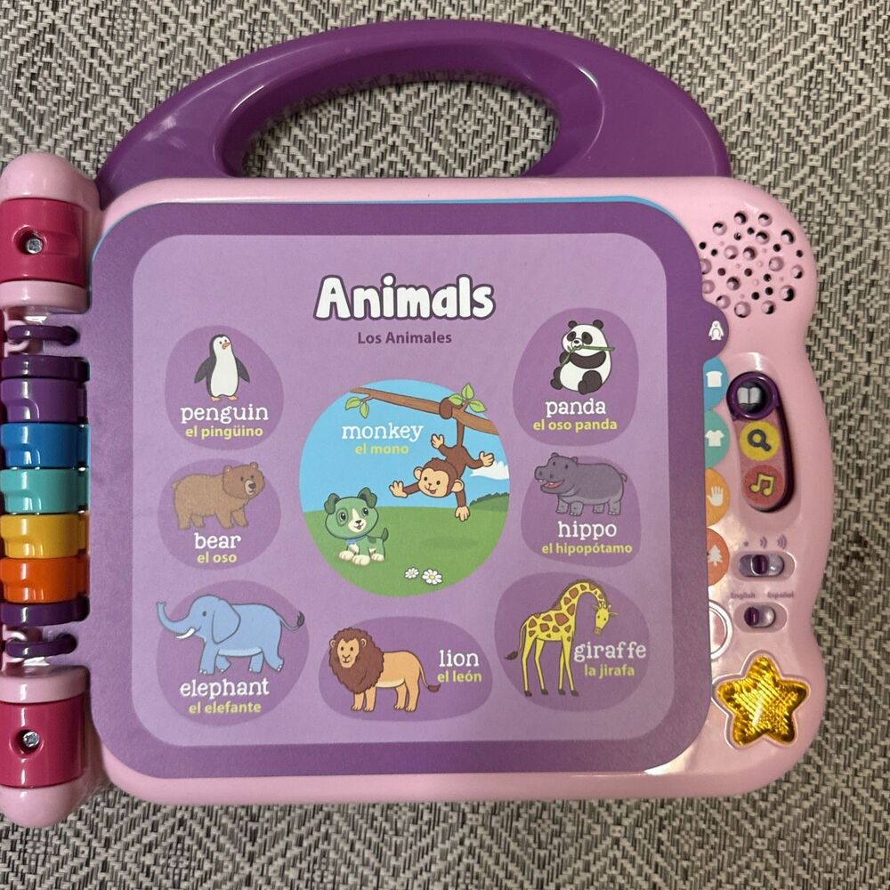 Leap Frog Scout and Violet 100 Words Book (Pink) Excellent Condition-Works - Picture 2 of 11
